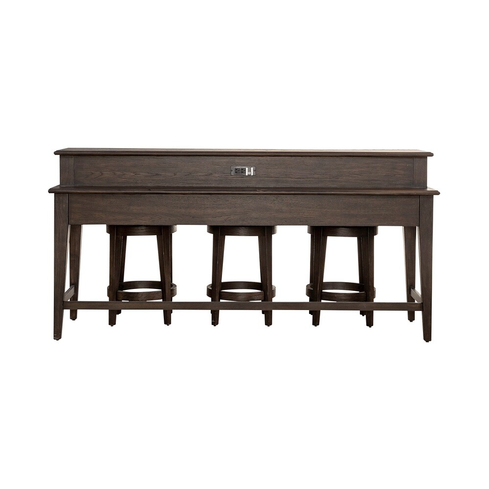 Mill Creek Peppercorn 4 Piece Console Table Set