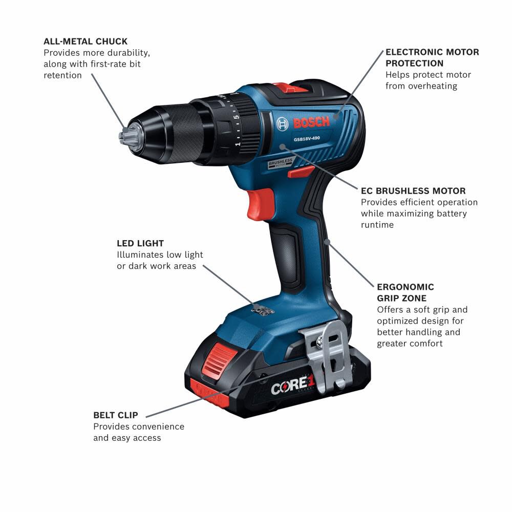 Bosch 4 Tool Combo Kit Interior Finishing Bundle GXL18V-233B25-INTFIN from Bosch