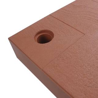 UDECX 40 in. x 40 in. Red Cedar Patio Deck Surface Pad RSPW31