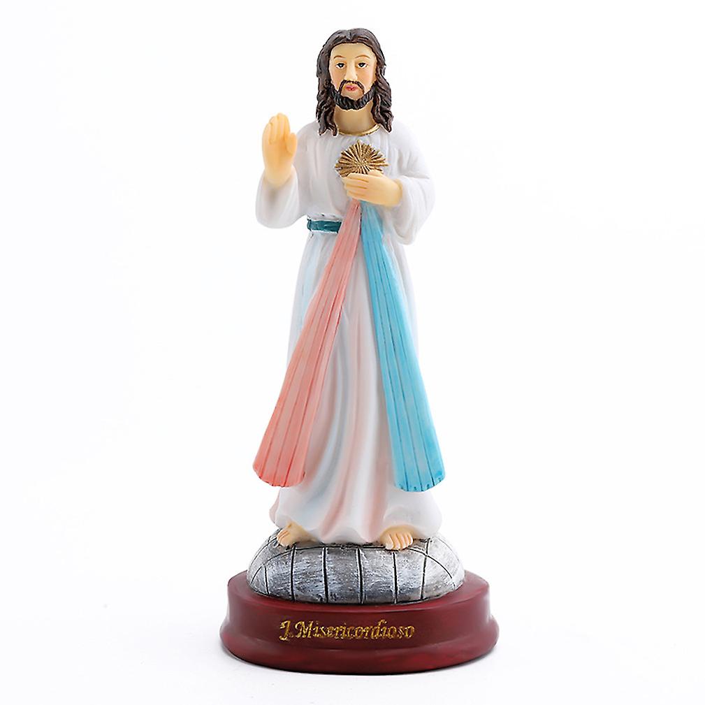 Ascension Day Raising Hands Jesus Statue Ornament Religious Figurine Sculpture Statue For Home Desktop Decoration Handicraft Bookshelf Ornaments