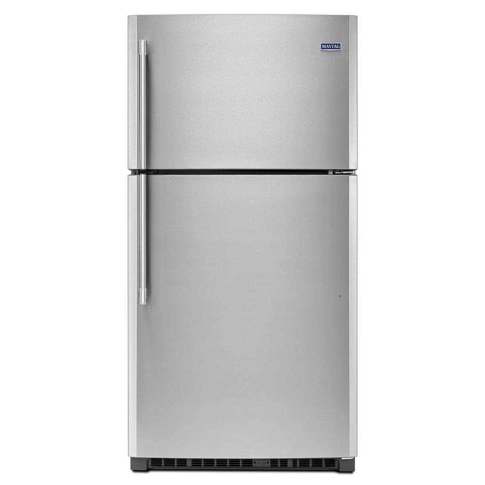 Maytag 21 cu. ft. Top Freezer Refrigerator in Fingerprint Resistant Stainless Steel MRT711SMFZ