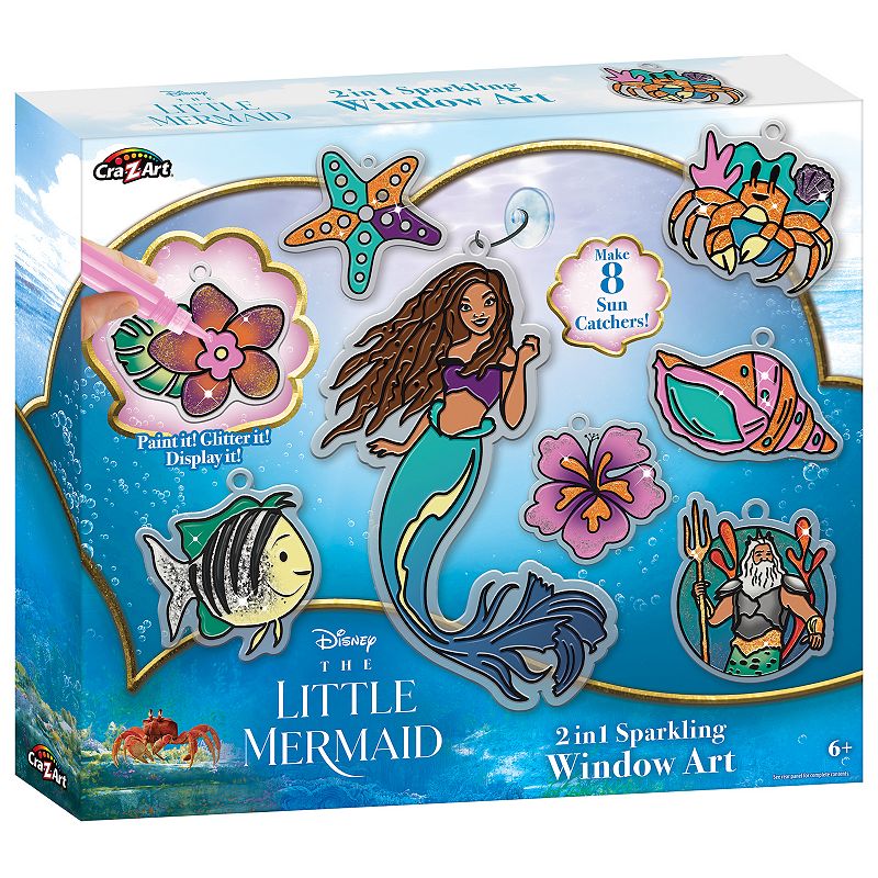 Cra-Z-Art The Little Mermaid 2-in-1 Window Set