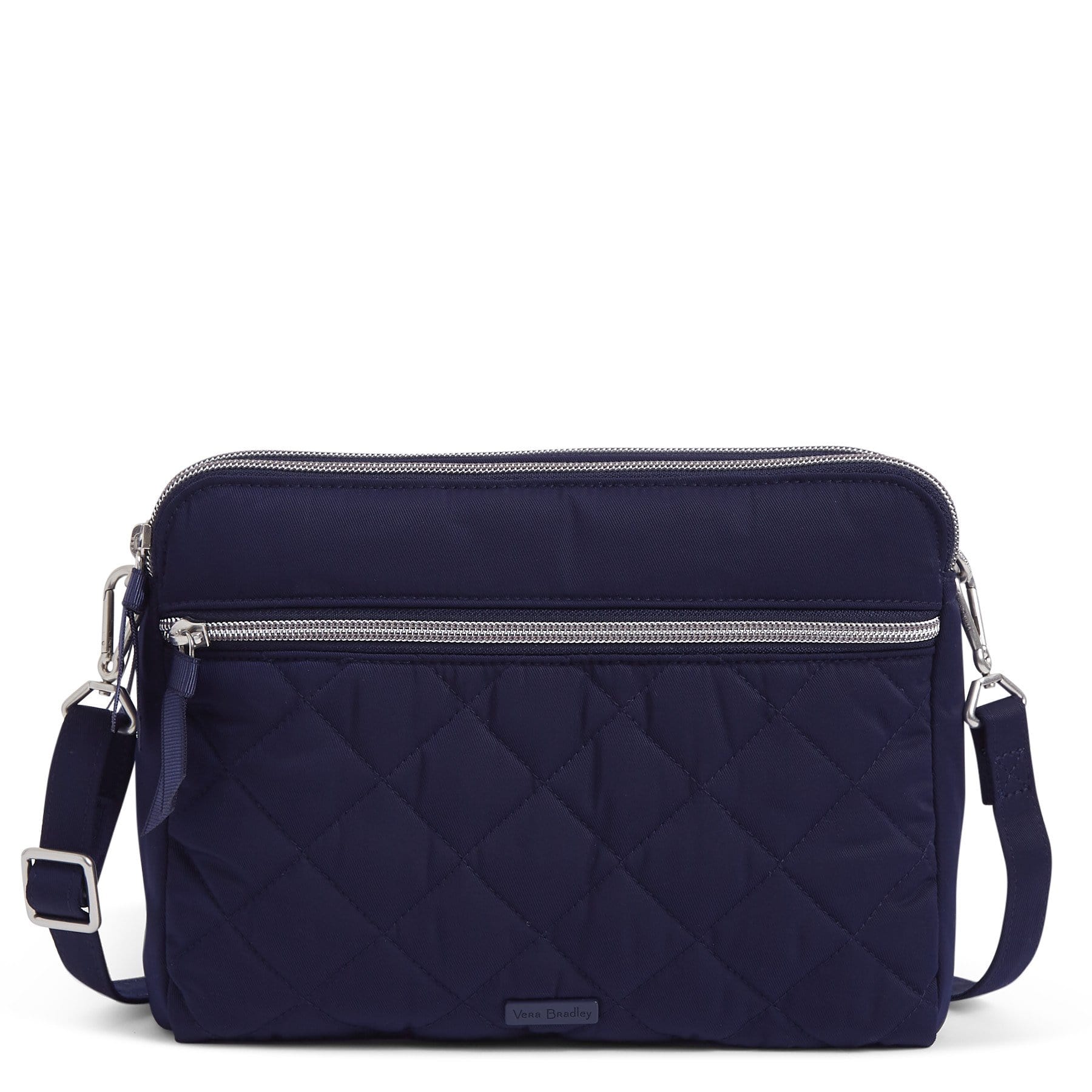 Triple Compartment Crossbody Bag