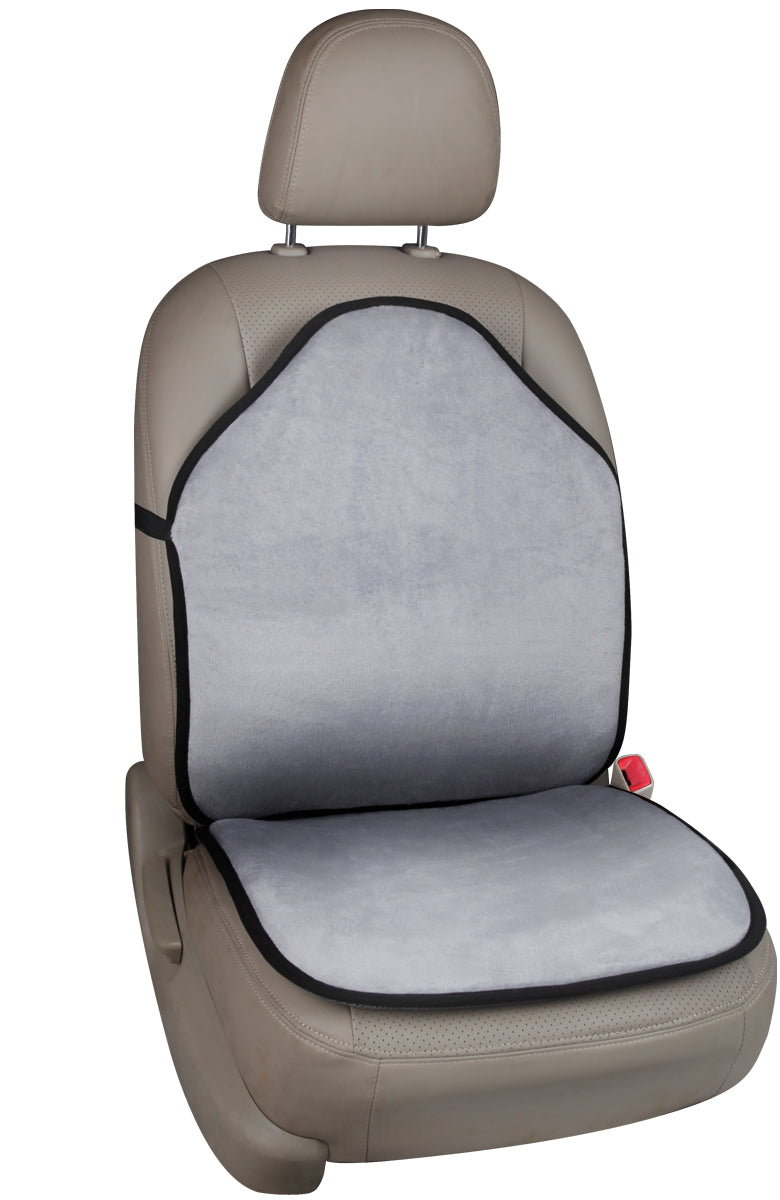 Leader Accessories Universal Car Seat Cover Cushion Grey Seat Protector Double Sides Multi-Funtional Seat Cushion for Summer and Winter Easy Instation