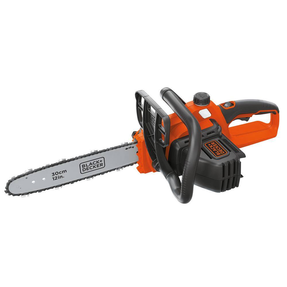 BLACK+DECKER 20V MAX 10in. Battery Powered Chainsaw Kit with (1) 2Ah Battery  Charger LCS1240