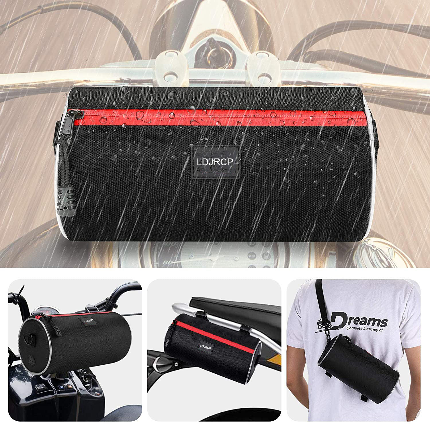 OEM Large Reflective Sport Cycling Biking Crossbody Shoulder Purse Motorcycle Handle Bar Bike Handlebar Bags Bicycle Front Bag