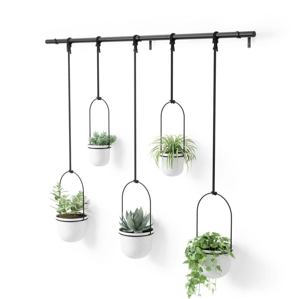 Umbra Triflora Hanging Plastic Planter White (Set of 5) 1018086-660