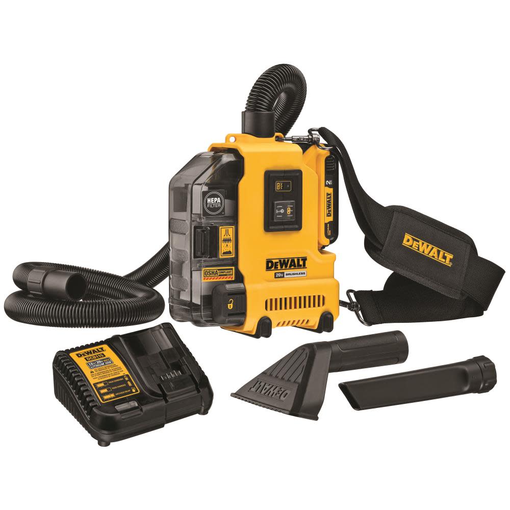 DEWALT 20V MAX* Brushless Universal Dust Extractor Kit DWH161D1 from DEWALT