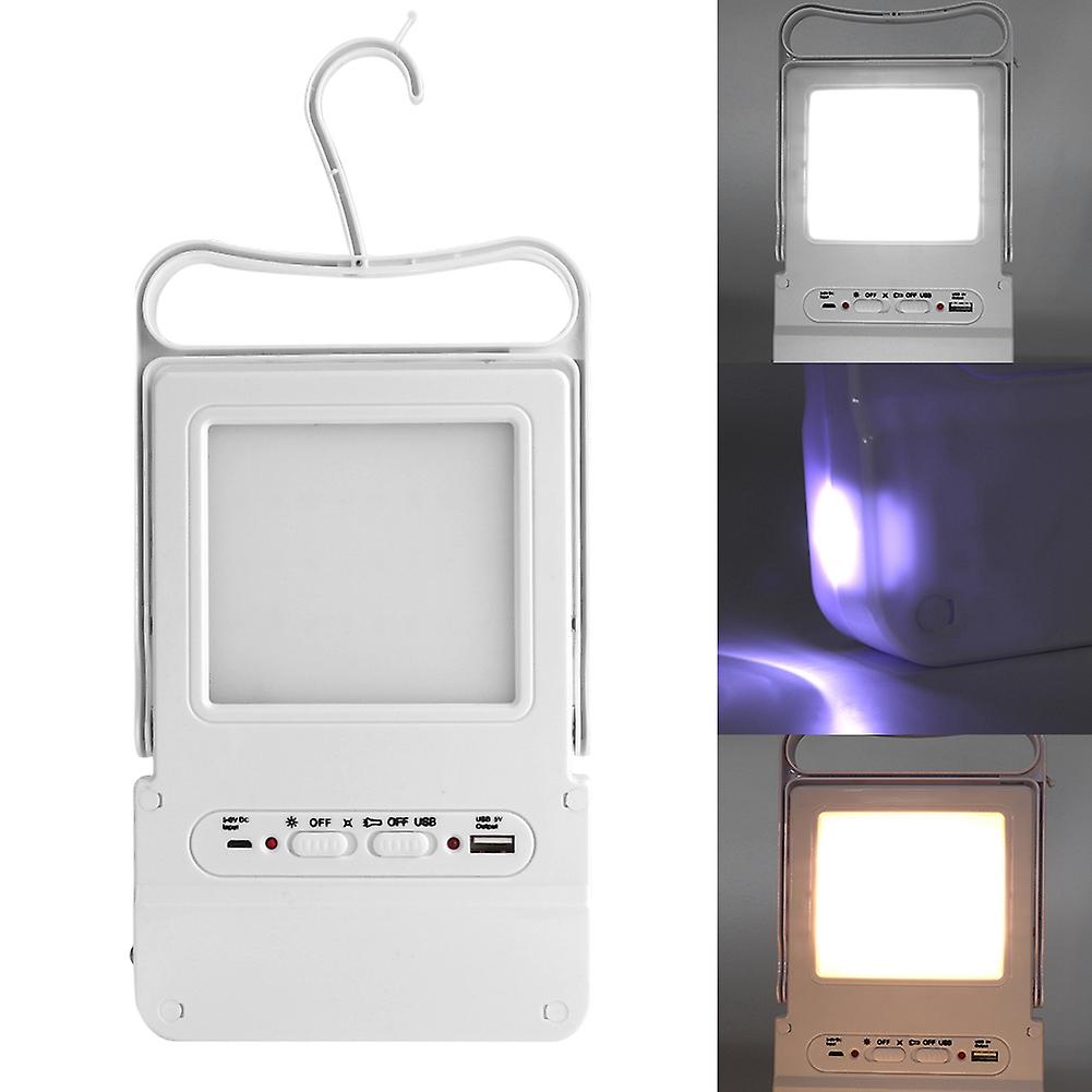 Solar Power Rechargeable Multifunctional Led Light Tent Lantern Lamp