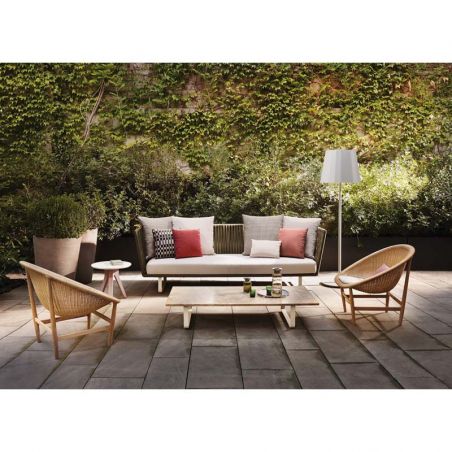 Fauteuil de jardin design KETTAL Basket - Fauteuil bas salon de jardin