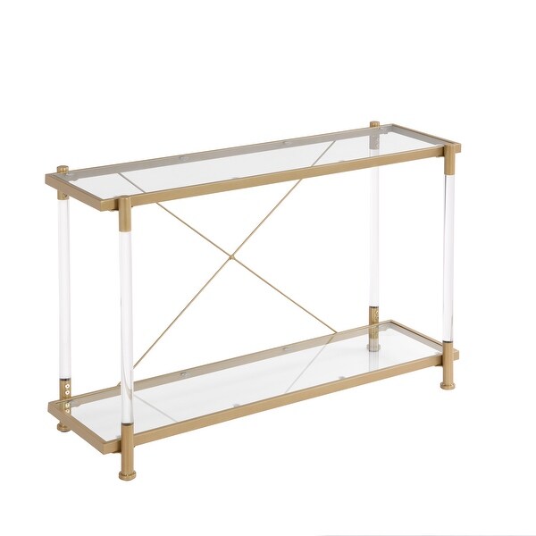 Glass Console Table for Living Roomand Bedroom