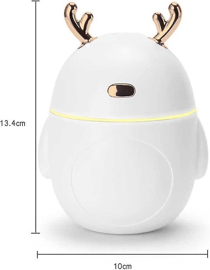 Mini Humidifier，quiet Atomization，desktop Air Humidification，aromatherapy，with Usb Charging Port，white