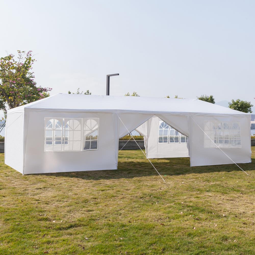 Ktaxon 10x30ft Party Tent Canopy Event Canopies with 8 Sidewall White