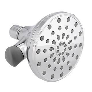 Delta ActivTouch 9-Spray Patterns 1.75 GPM 4.5 in. Wall Mount Dual Shower Heads in Chrome 75831C