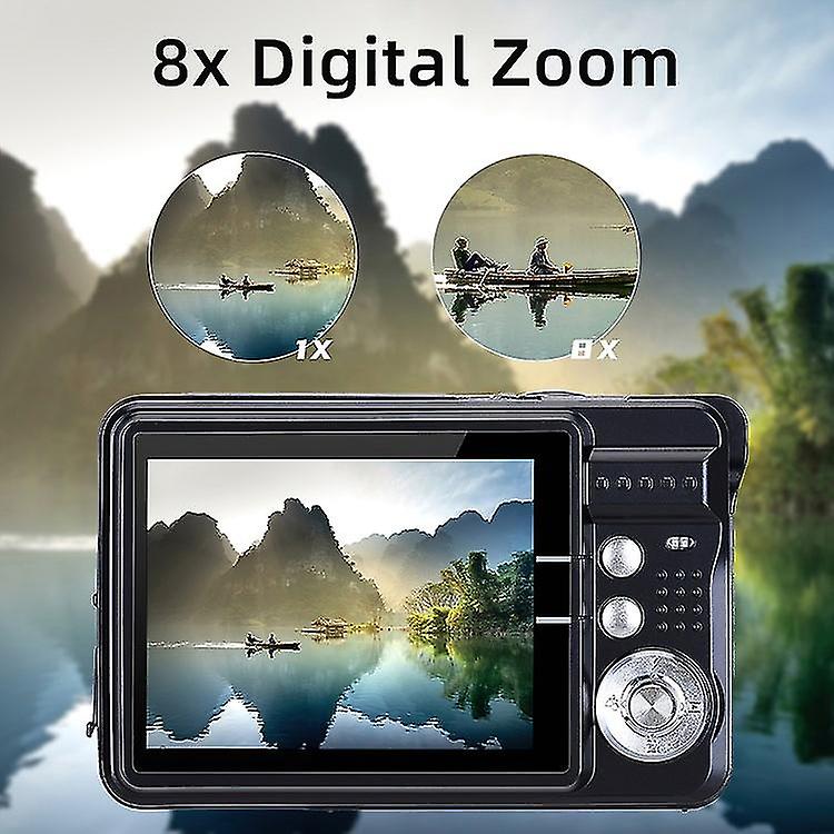 2.7 Inch Large Tft Screen Portable 720p 18mp Photo 8x Zoom Anti-shake Digital Camera Video Camera For Kids Teenagers