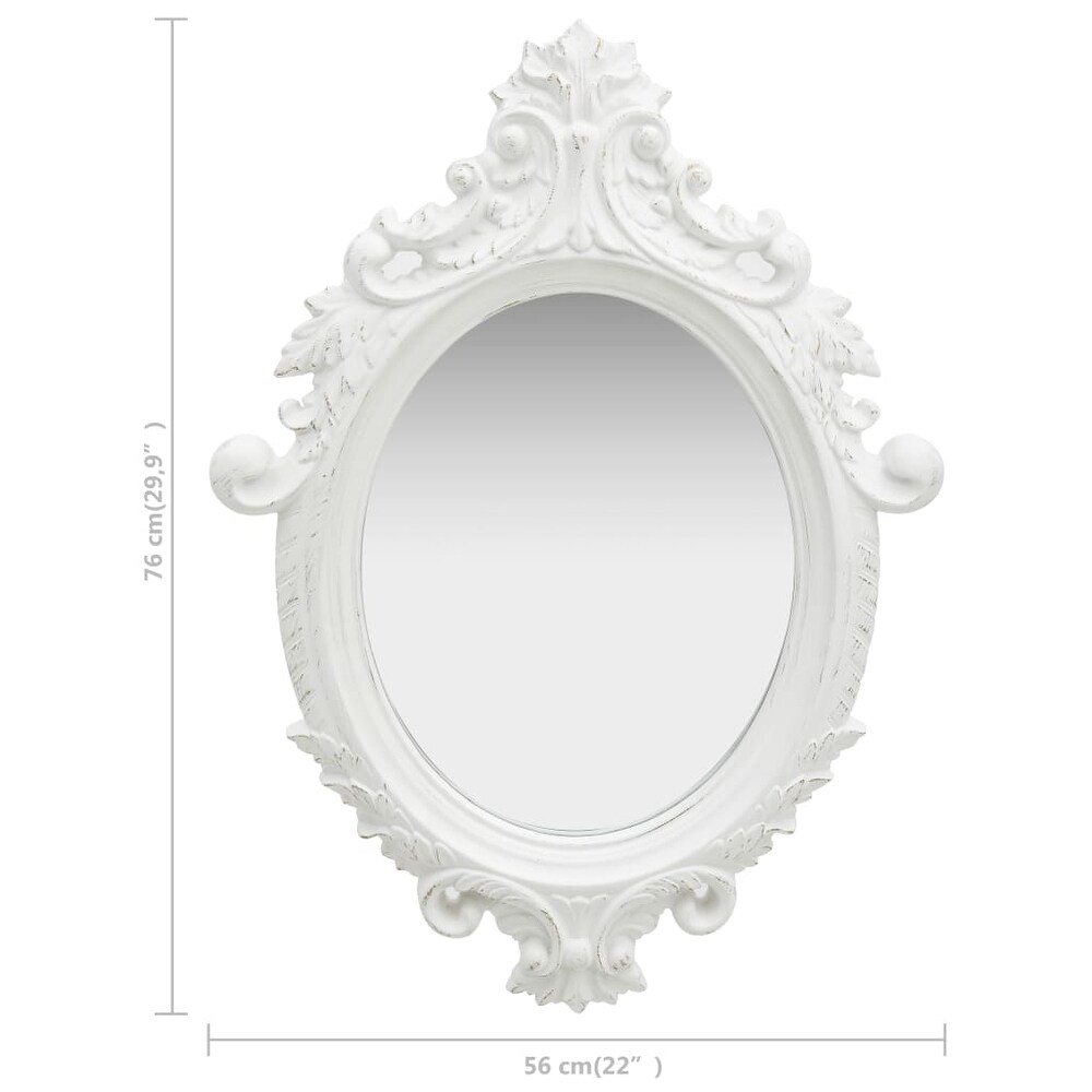 vidaXL Wall Mirror Decorative Hanging Antique Mirror for Bedroom Living Room