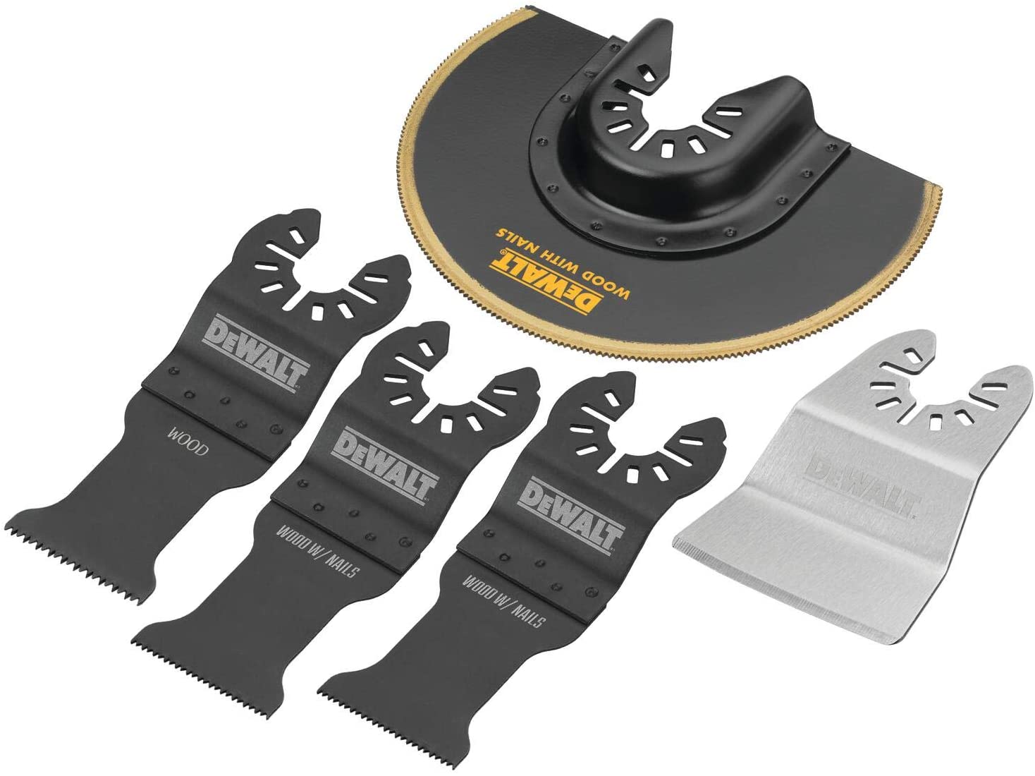 DEWALT Oscillating Tool Blades Kit， 5-Piece (DWA4216)