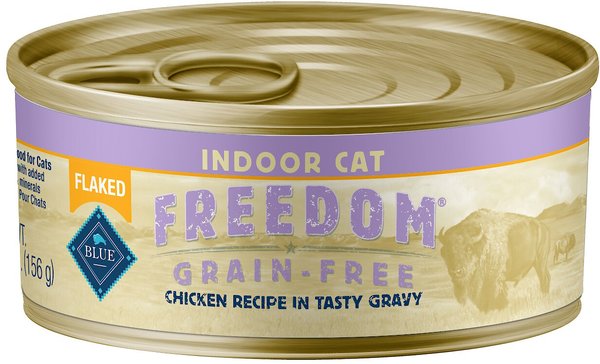 Blue Buffalo Freedom Indoor Flaked Chicken Recipe Grain-Free Canned Cat Food