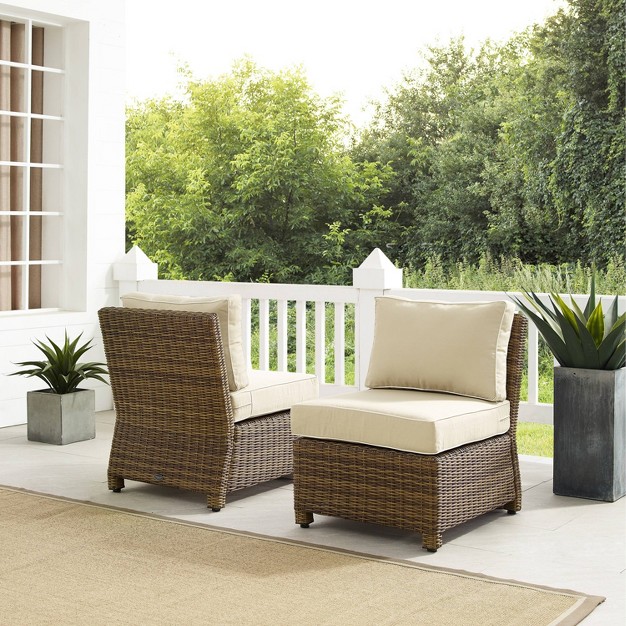 Bradenton 2pk Outdoor Wicker Chairs Crosley