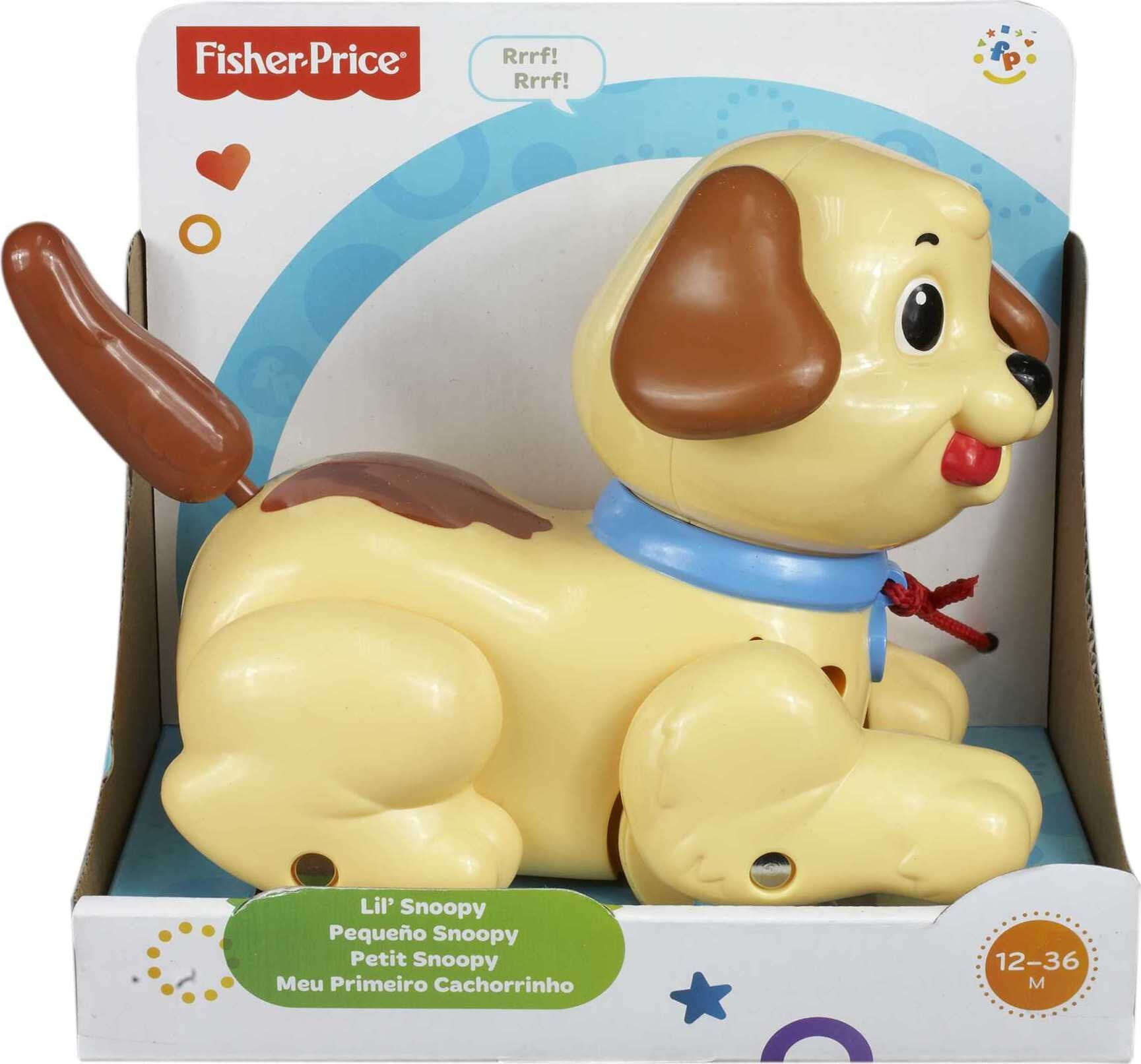 Fisher-Price Lil' Snoopy， Pull-Along Infant Walking Toy