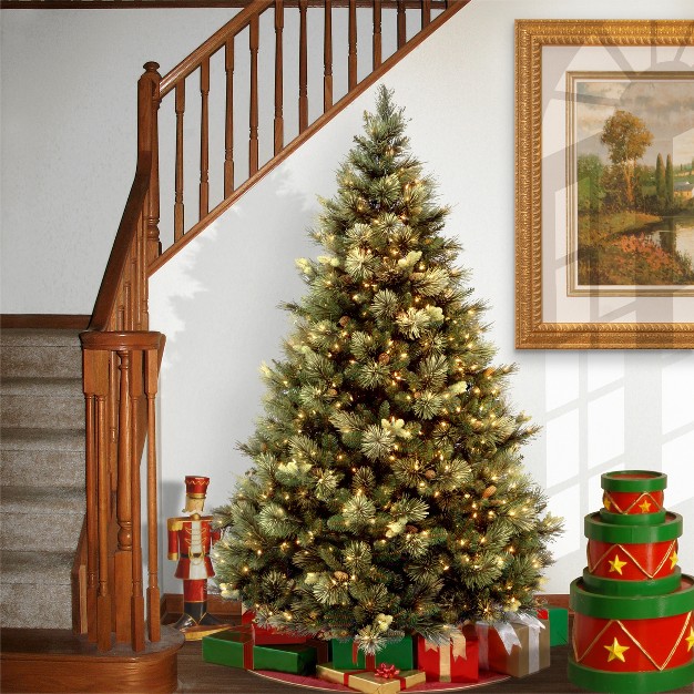 National Tree Company 6.5 Ft. Carolina Pine Tree With Clear Lights