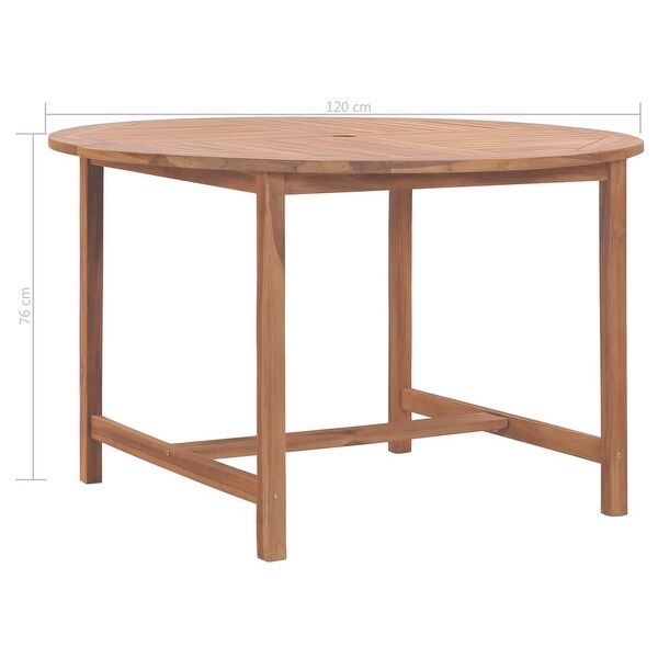 vidaXL Patio Table 47.2