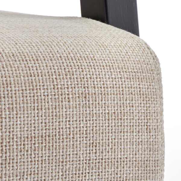 Lifestorey Serena Cane and Solid Wood Accent Chair