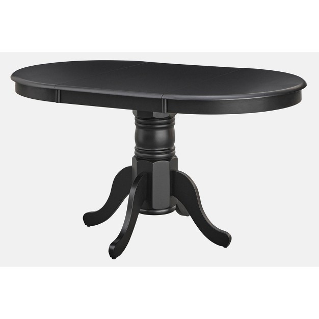 7pc Lancaster Dining Table Set Black Buylateral