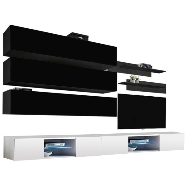 Fly J1 33TV Wall Mounted Floating Modern Entertainment Center