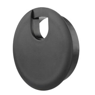 Commercial Electric 2-12 in. Furniture Hole Cover Black COVER BK 2.5