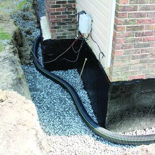 Advanced Drainage Systems 4 in. x 100 ft. Singlewall Solid Drain Pipe 04510100