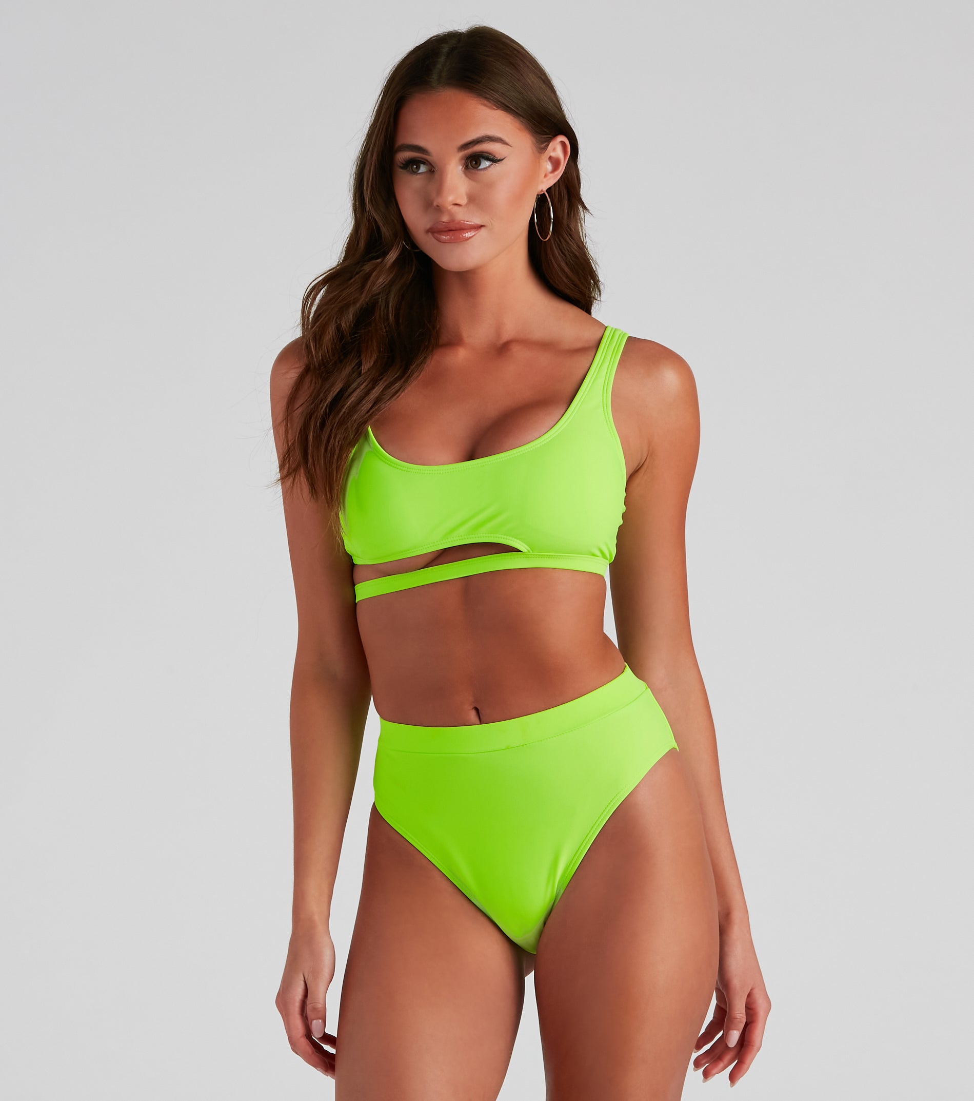 Major Glow Tank Swim Top