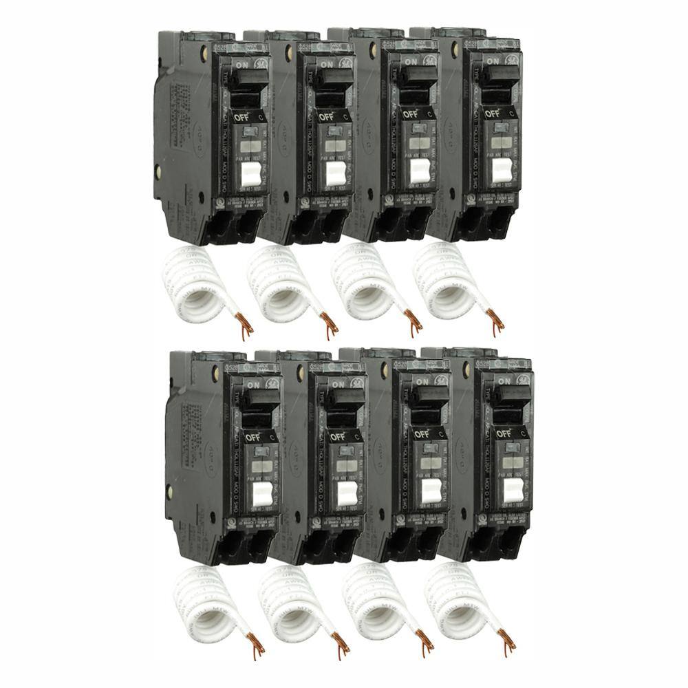 GE Q-Line 20 Amp Single-Pole Arc Fault Combination Circuit Breaker (8-Pack) THQL1120AFP28