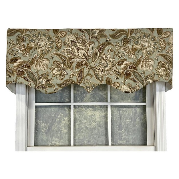 Rod Pocket Valance 50 quot X 17 quot Mist By Rlf Home