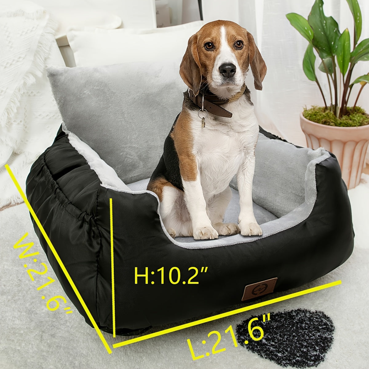 Pet Car Seat For Dog and Cat， Pet Booster Seat Dog Safety Car Seat For Outdoor Travel， Dog Car Seat