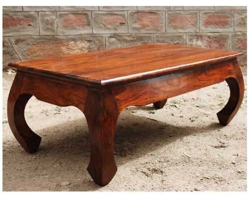 Santa Fe Rustic Solid Wood Rectangular Opium Coffee Table   Asian   Coffee Tables   by Sierra Living Concepts Inc  Houzz