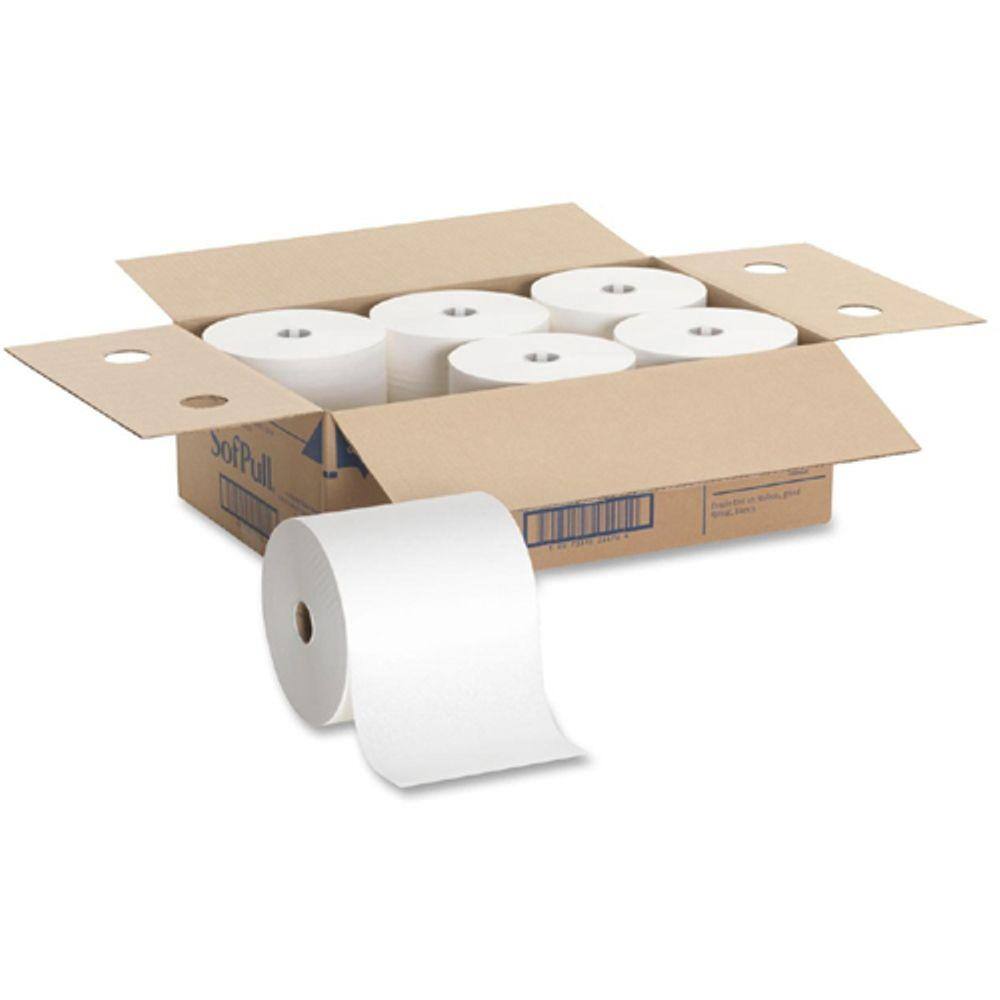 Georgia-Pacific SofPull White Hardwound Roll Paper Towels (6 per Carton) GEP26470