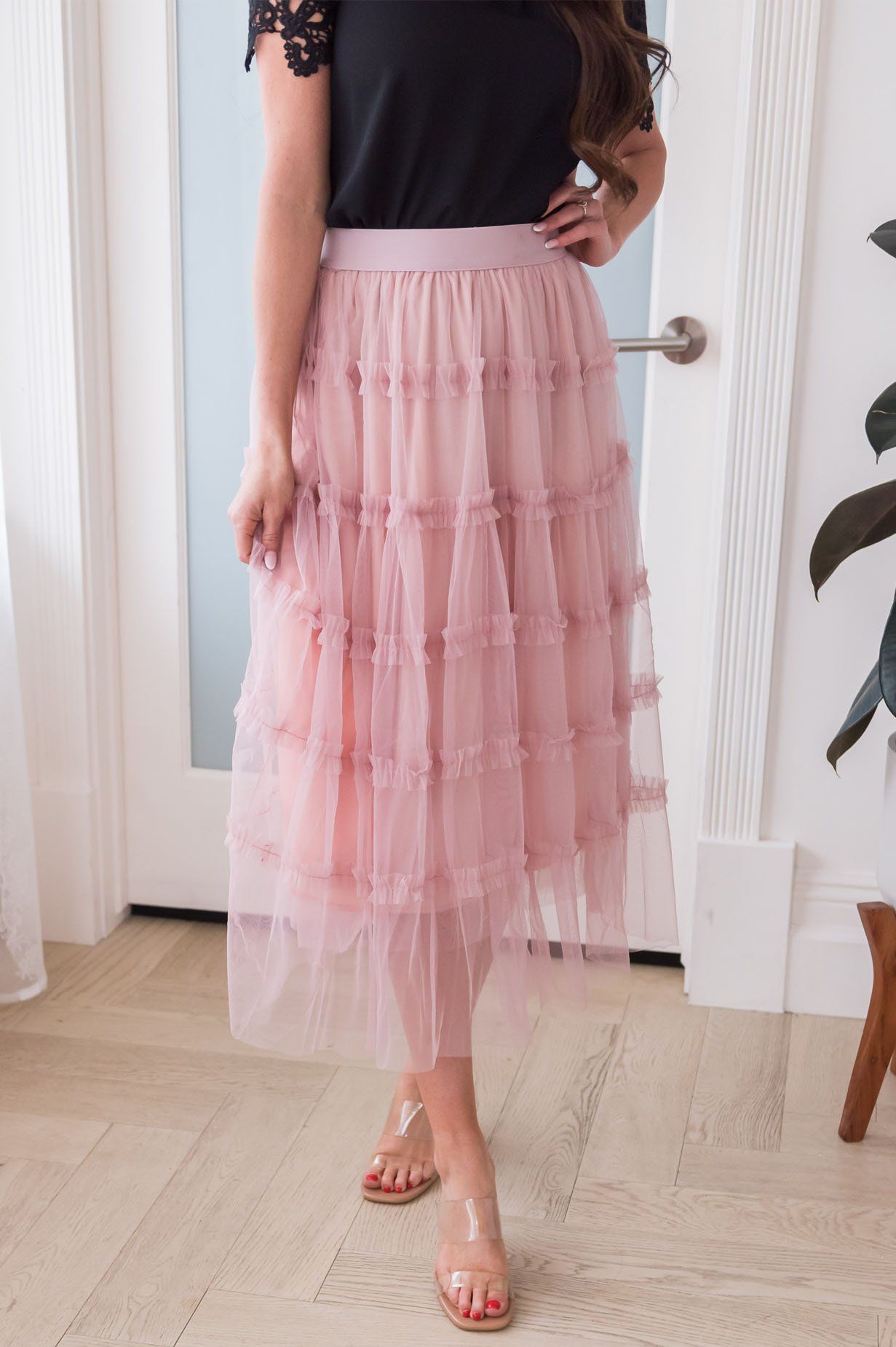 Faithful Love Modest Tulle Skirt