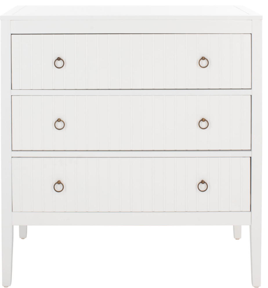 Tegan 3 Drawer Chest   Transitional   Accent Chests And Cabinets   by HedgeApple  Houzz