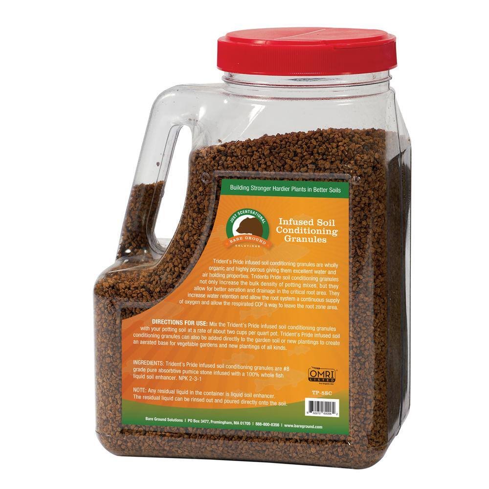 Just Scentsational Trident's Pride by Bare Ground 5 lb. Ready-to-Use Soil Conditioning Granules Shake-Top Jug TP-5SC