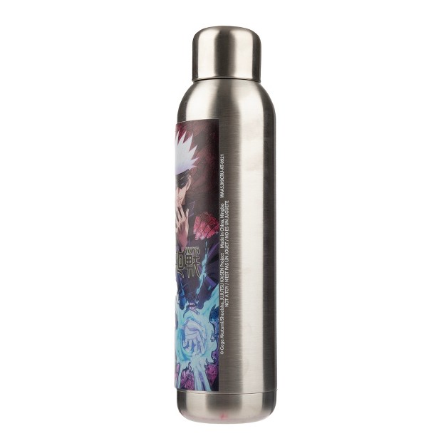 Jujutsu Kaisen Yuji Itadori Group Pose 22 Oz Stainless Steel Water Bottle