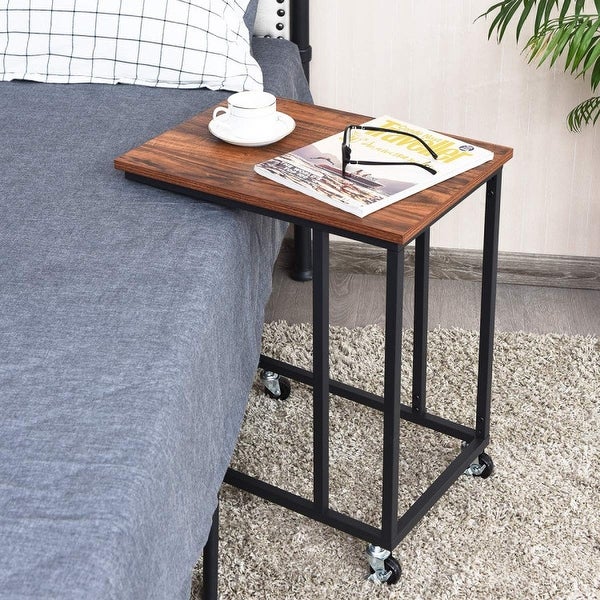 Rectangle Holder Mobile Side End Table