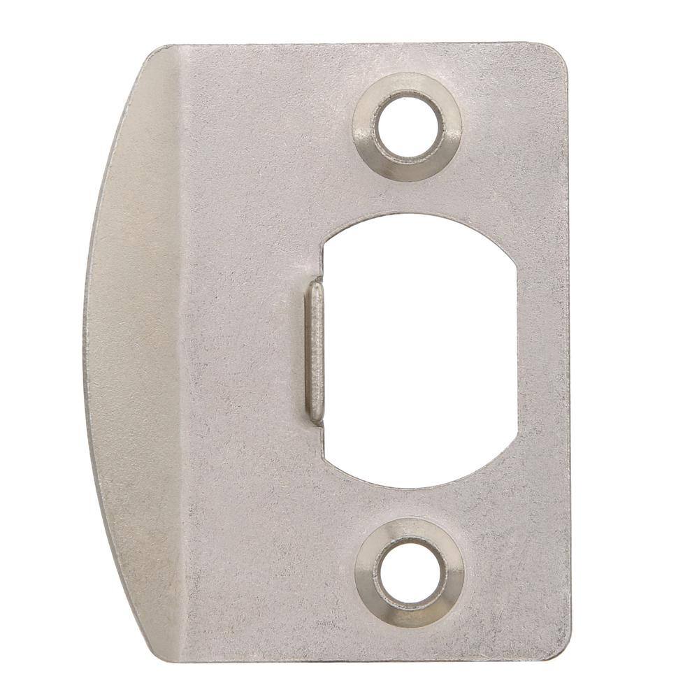 Defiant Satin Nickel Latch Strike (2 per Pack) 70262