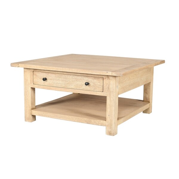 Traditional Farmhouse solid wood， handcrafted coffee table 36