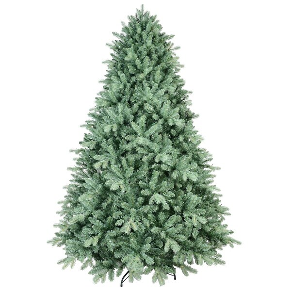 Blue PE/PVC Mixed Automatic Christmas Trees