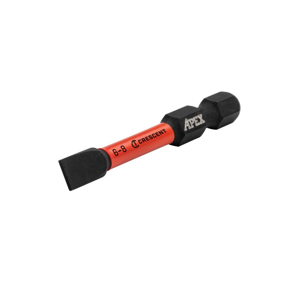 CRESCENT APEX Slotted Vortex Impact Power Bit 6-8 x 2