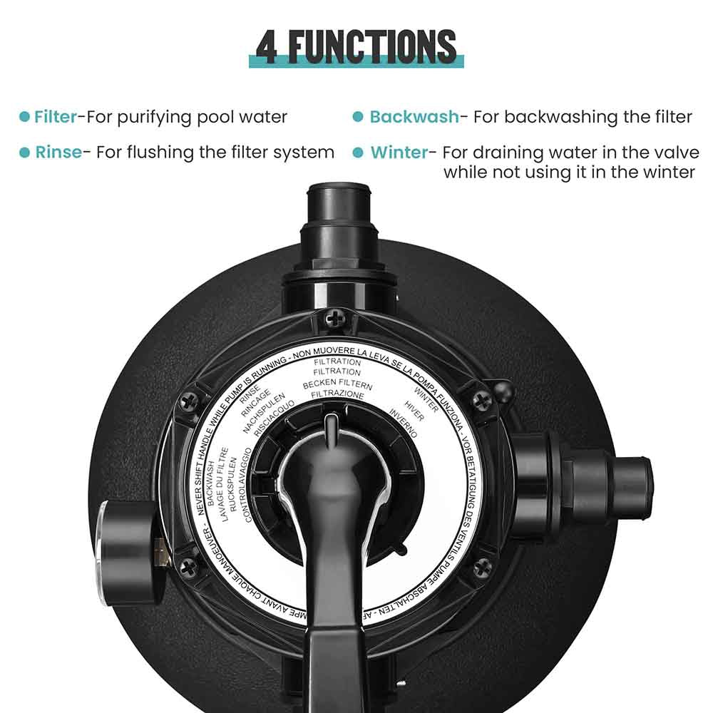 Yescom Above Ground Swimming Pool Pump and Filter System