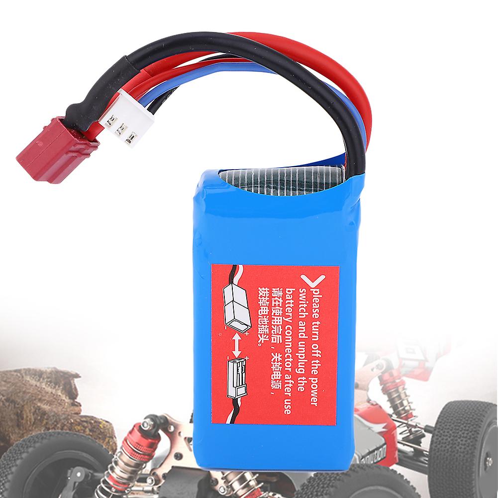 Rc Car Battery Accessory Part Fit For Wltoys 144001 1/14 Four-wheel Drive Alloy Rc Car