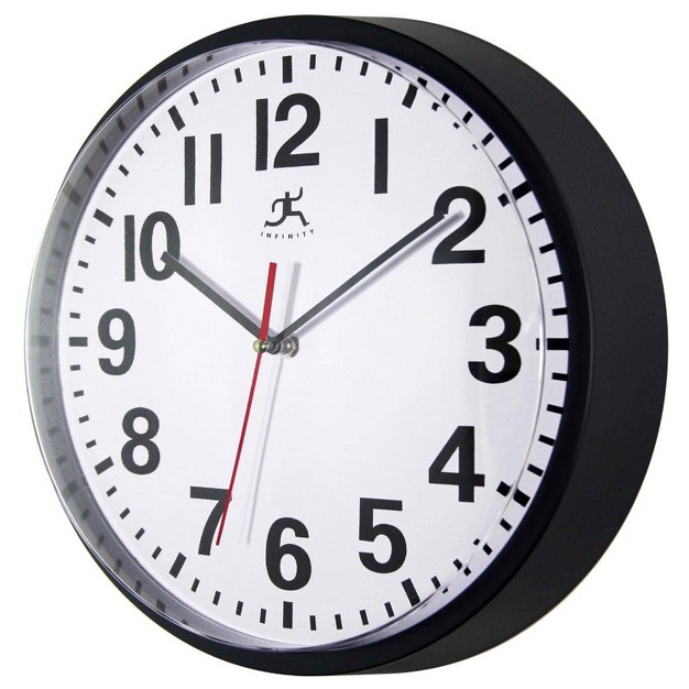 Pure Wall Clock Black Infinity Instruments