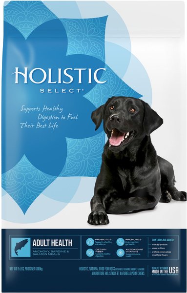 Holistic Select Adult Health Anchovy， Sardine and Salmon Meals Recipe Dry Dog Food